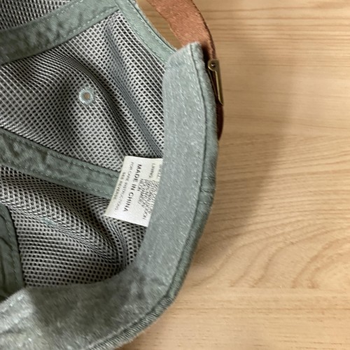 Allianz Hat Cap Strap Back Green Canvas Embroidered Adams Promo Mens Classic - Picture 8 of 10