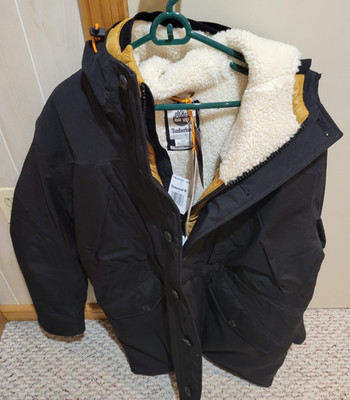 Timberland Men's Heritage Ecoriginal Dryvent Parka Nordic Black NWT (S-Medium)