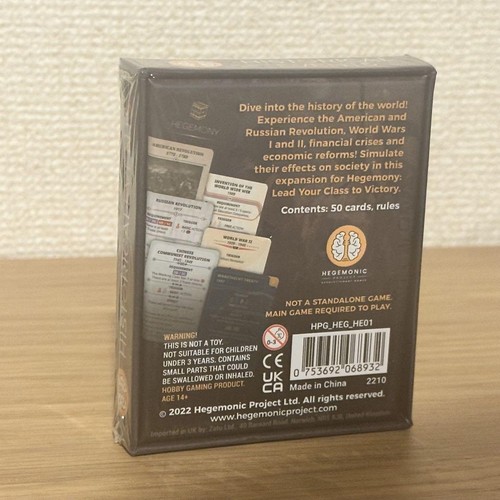 : Juego de mesa Hegemony Expansion evento histórico versión en inglés - Imagen 2 de 2