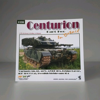 Centurion in tank detail part 2 book G036 Mk.12 ARV AVRE-165 Bridge Layer Kořán