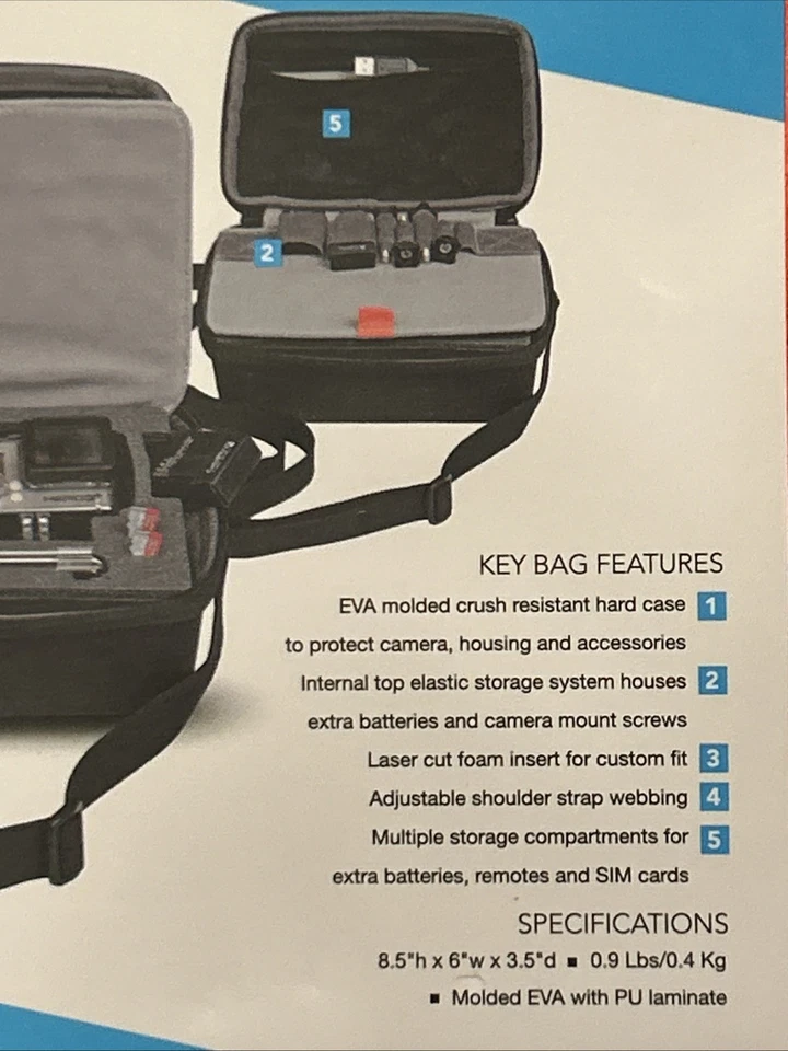 OGIO Action Camera Case, High Viz Orange - Image 3 of 4