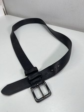 Wrangler Black Genuine Leather Work Belt Men's 42/105 Classic Dress Casual