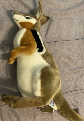 Hansa Toy Store Wallaby 16'' Plush Stuffed Animal NWT 