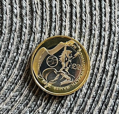 2002 Commonwealth Games 2 Two Pound £2 Coin England, UnCirculated.