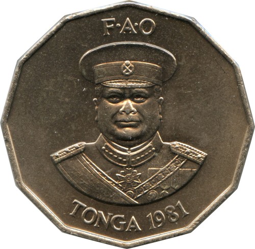 Tonga | Moneta 50 Seniti | Re Tupou IV | Pomodoro | FAO | Km:71 | 1981 - 1996 - Foto 7 di 8