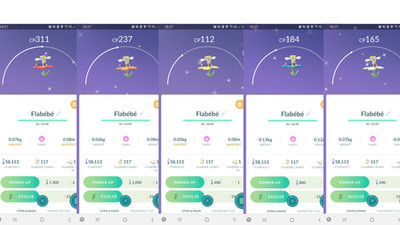 Shiny (Schillernd) Flabebe All Color Pokemon GO  Exchange All Options