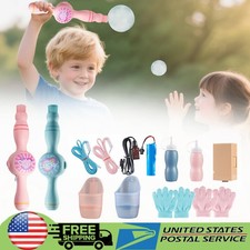 Colorful Smoke Bubble Machine Elastic Bubble Fog Wand Bubble Machines Gifts