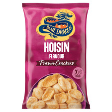 Blue Dragon Hoisin Flavour Prawn Crackers 70g , Perfect for Sharing , Free UK