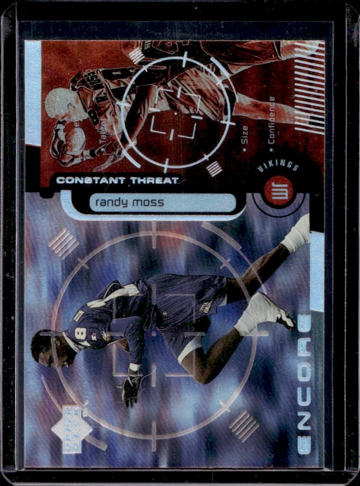 Randy Moss Upper Deck Encore Constant Threat #CT3 Constant Threat