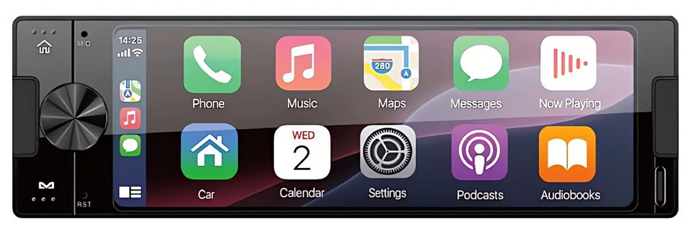 AMPIRE CPR60 1 DIN Auto Radio ApplCar Play Android auto Apps Youngtimer Oldtim - Bild 1 von 4