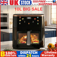 10L Large Air Fryer 1800W Low Fat Oil free Healthy Oven Frying Kitchen Cooker