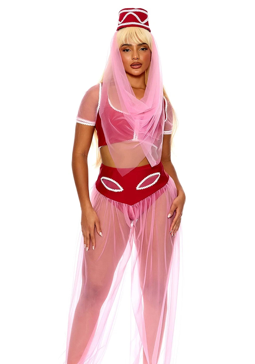 women's light pink arabian genie dress Ladies Jasmine Costume Belly Dancer Princess Aladdin Fancy Care instructions Stunning Arabian Nights Women's Light