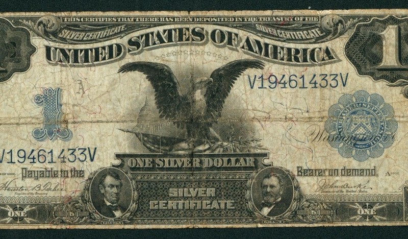 $1 1899 (( BLACK EAGLE )) Silver Certificate ** PAPER CURRENCY AUCTIONS **