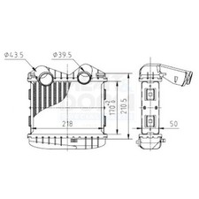 Ladeluftkühler LLK Für SMART Cabrio City-Coupe Crossblade Fortwo 0003007V002