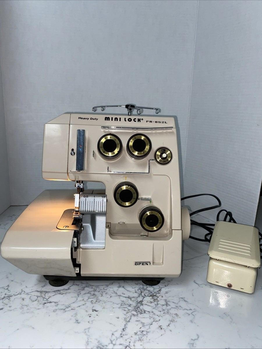 洋楽 MARJ SNYDER Vintage Mini Lock FR-852L Heavy Duty Serger Japan Made | eBay