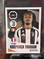 2025 Panini FIFA Club World Cup Stickers Khéphren Thuram #468 Juventus