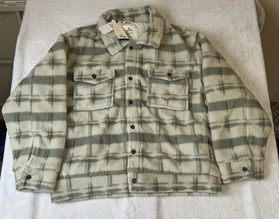 Rip Curl Women s Large Sunrise Session Sherpa Jacket, Sage, NWT