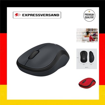 Logitech M220 SILENT Kabellose Maus 1000 DPI für Links- & Rechtshänder