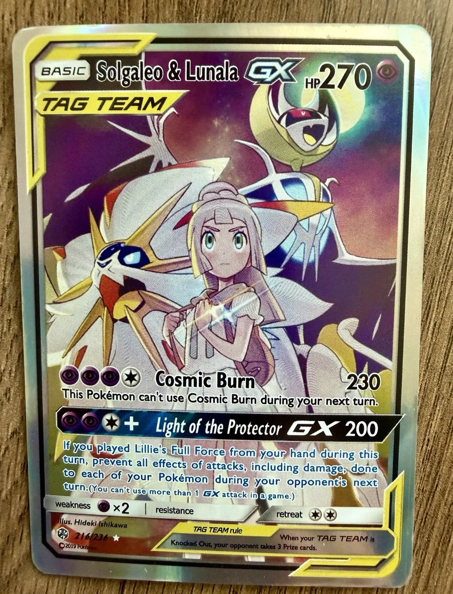 Solgaleo & Lunala GX 216/236 Sm-Cosmic Eclipse for sale | eBay