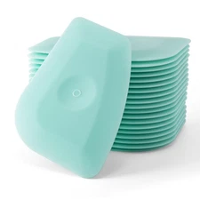 Small Vinyl Scraper 20 Pcs Sturdy Plastic Scraper Tool for Vinyl, Multifuncti...