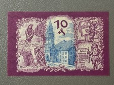 🇦🇹 Austria Graz 10 Kronen Notgeld 1921 Illustrated Emergency Banknote