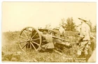 Firing 18 Pounder Militia Summer Training Camp PETAWAWA Ontario 1911 RPPC