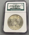 1923 US 90% Silver Peace $1 NGC MS64 BINION #2081 of 2124 Collectors Set L25012
