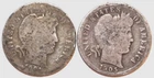 (2) Barber Silver Dimes - 1901(Good) 1905(Good) - #0273ED