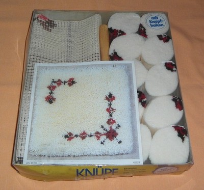 Knüpfpackung Balina für Knüpfkissen 40cm x 40cm Hellbeige unbenutzt in OVP
