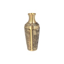 Messingvase geometrisch Dekovase kompakt f&uuml;r Altar, Dekoliebhaber