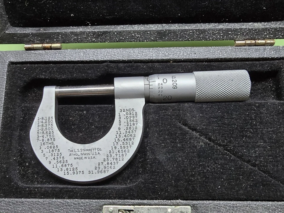 No. Micrómetro de rosca de tornillo Starrett 575 Foto 2 de 4