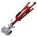 Heavy Duty Adjustable Pipe Jack Stand 2500lbs Roller Head Steel 32-55in