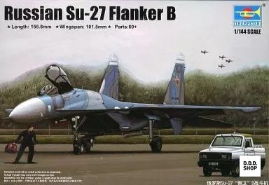 1/144 Su-27 Flanker B Kampfjet Plastik Modellbausatz