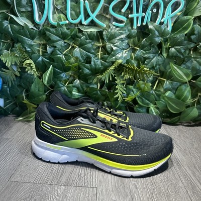 Men s  Brooks Trace 2 Black Yellow Running Shoes Size 9 NEW SAMPLE