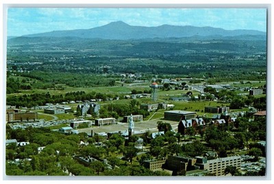 c1950's Birds Eye View Part Of UVM Campus Burlington Vermont VT Vintage Postcard