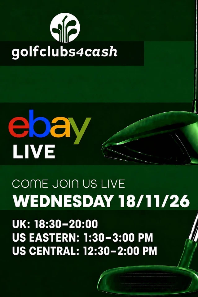 Golfclubs4cash Ebay Live! Europe's Largest Used Golf Selection. £1 Starts⛳