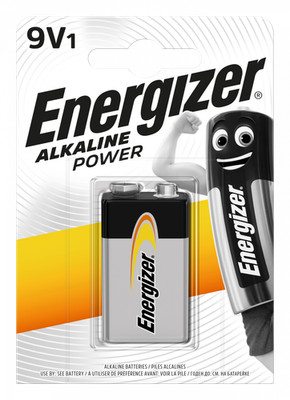 12x Energizer Alkaline Power E-Block (9V) - 1er Blister