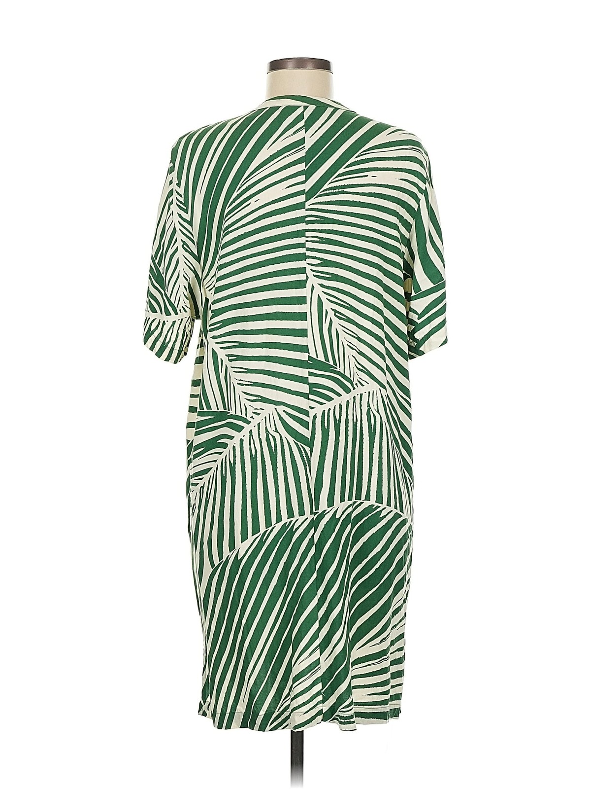 H&M Women Green Casual Dress M thumbnail 2