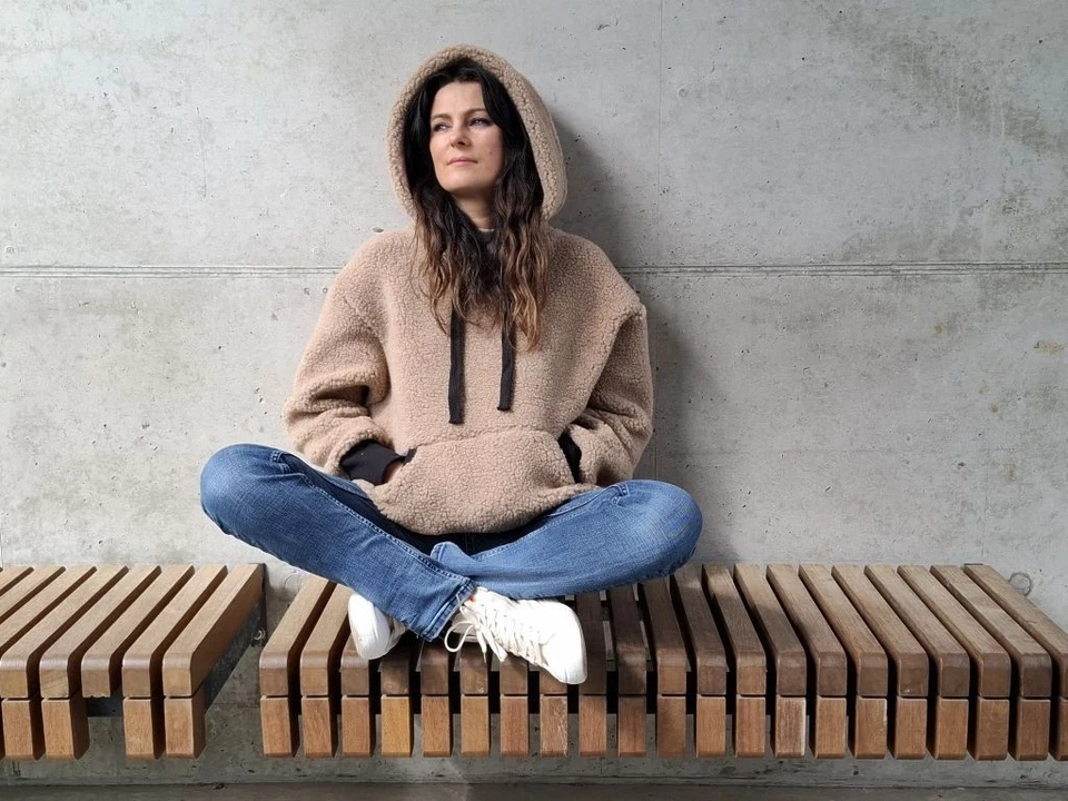 Merino wool Custom hand Made  Wooly Pullover Hoodie Wool Bushshirt  S/M/L/XL - Image 4 of 4