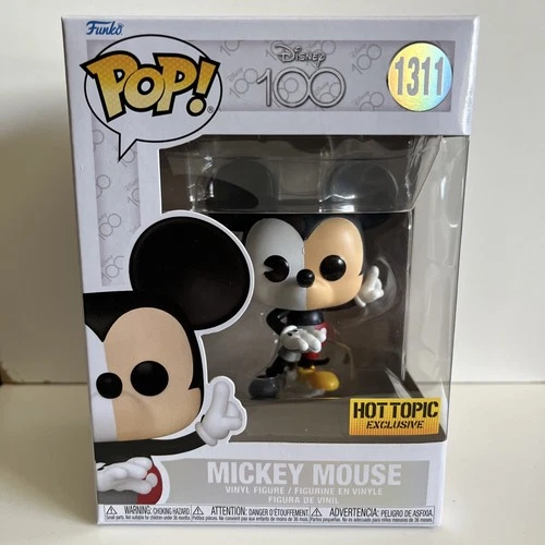 Funko Pop! Disney 100 Mickey Mouse Vinyl Figure #1311 Hot Topic Exclusive