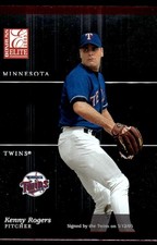 Kenny Rogers 2003 Donruss Elite #167 Twins MLB READ FREE SHIPPING AutographDen