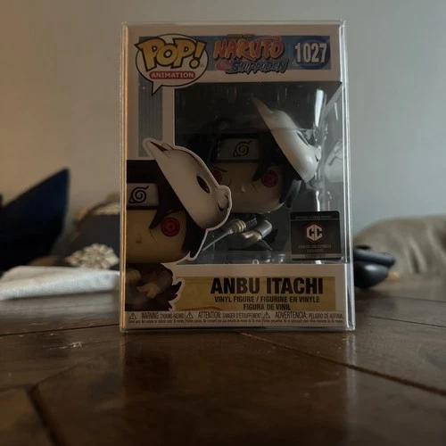 FUNKO Pop! Naruto Shippuden Anbu Itachi #1027 Chalice Exclusive with Protector