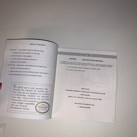 Nintendo NES Control Deck System Console + Zapper Gun Manual & Inserts #