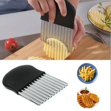 New Crinkle Cutter Stainless Steel Crinkle Cutter Wavy Potato Chip