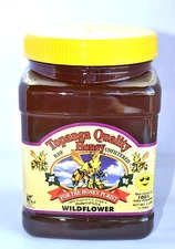 3lbs BEST Quality Raw Honey Unfiltered Honey Wildflower Grove CA (Kosher)