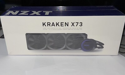 NZXT Kraken X73 360mm AIO Liquid Cooler with RGB CPU AMD Intel AM4 AM5 LGA 1700