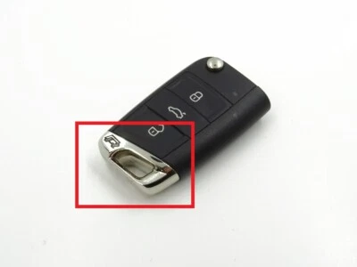 GENUINE VW GOLF Mk7 POLO T-ROC R-Line CHROME KEY CAP TOP END HEAD 5G0959893F