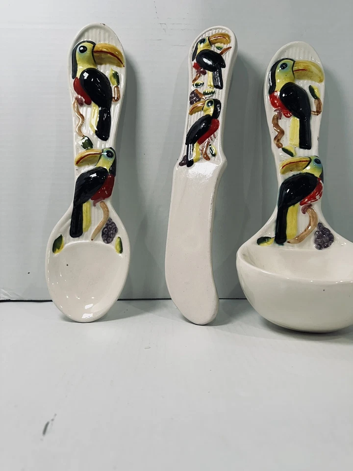 Cucharón, cuchillo, cuchara para arte de pared de cocina Foto 2 de 2