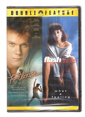 Footloose/Flashdance (DVD, 2007, 2-Disc Set, Widescreen) New Sealed #0223LS