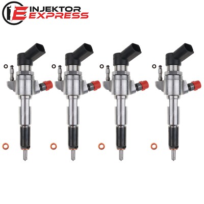 4x 9674973080 Injektor Einspritzdüse Ford Citroen Peugeot 1.6 HDi A2C59513556
